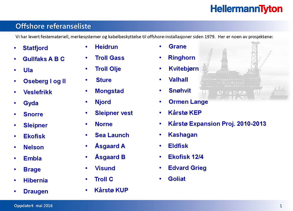 sertifikat offshore Offshore HellermannTyton sertifikat offshore Offshore HellermannTyton