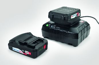 18 V Metabo CAS batterier lades kjapt og er kompatibel med de fleste profesjonelle monteringsverktøy