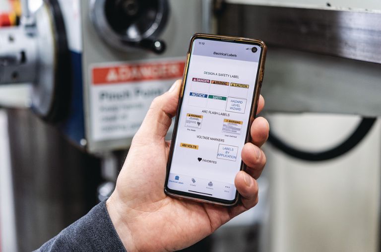 TagPrint Pro applikasjonsbilde på telefon