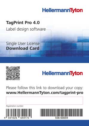 Registreringskode TagPrint Pro portal