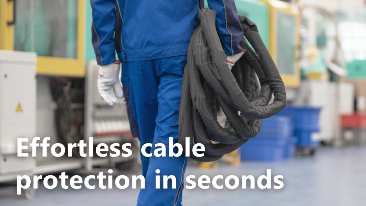 Twist-In selvlåsende og slitesterk kabelstrømpe