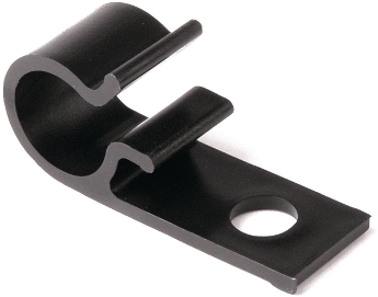 Kabelholder serie D-Clip tids- og kostnadsbesparende montering, kabelen skyves rett inn i holderen