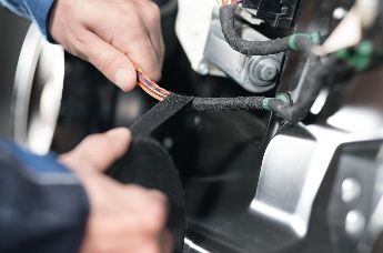 HelaTape Protect temperaturbestandig tekstiltape applikasjonsbilde