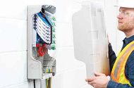 Fiber veggboks applikasjonsbilde
