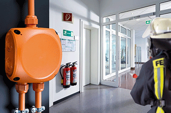 FK funksjonssikre koblingsbokser og AKMF funksjonssikre pakknipler