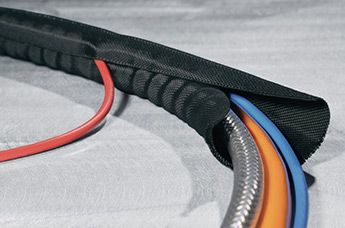 Twist-In selvlåsende kabelstrømper i polyester